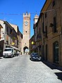 Santa Vittoria in Matenano, Torre dell Abate Odorisio e Porta S.Salvatore sec. XIII