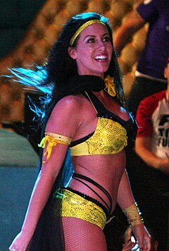 <span class="mw-page-title-main">Santana Garrett</span> American professional wrestler and model