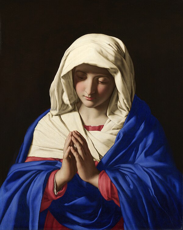 The Virgin in Prayer, by Sassoferrato, c. 1650