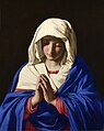聖母瑪利亞，由桑索费莱托（英语：Giovanni Battista Salvi da Sassoferrato）所作，17世紀