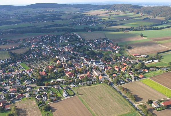 The Wiehen Hills near Schnathorst, seen from the southeast