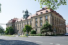 Justizpalast in der Rüfferstraßemit Land- und Amtsgericht Schweinfurt