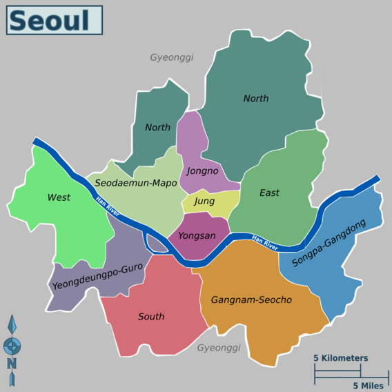 Map of Seoul