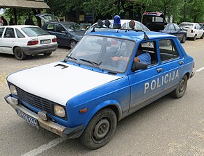 Skala policijsko vozilo