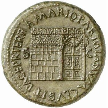 Nero. 54-68 AD. :Sestertius (Orichalcum, 25.32...