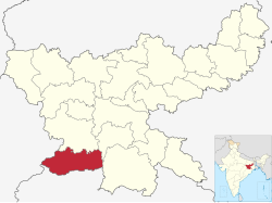 Jharkhand میں محل وقوع