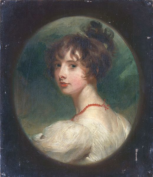 Portrait of Lady Emily Lamb, aged 16, by Sir Thomas Lawrence