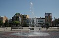 Polski: Sochaczew - fontanna na pl.Kościuszki