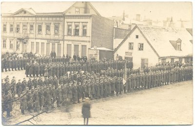 Latvian soldiers in Liepāja in November 1920