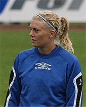 Solveig Gulbrandsen is Norway's second most capped player behind Hege Riise. Solveig Gulbrandsen.jpg