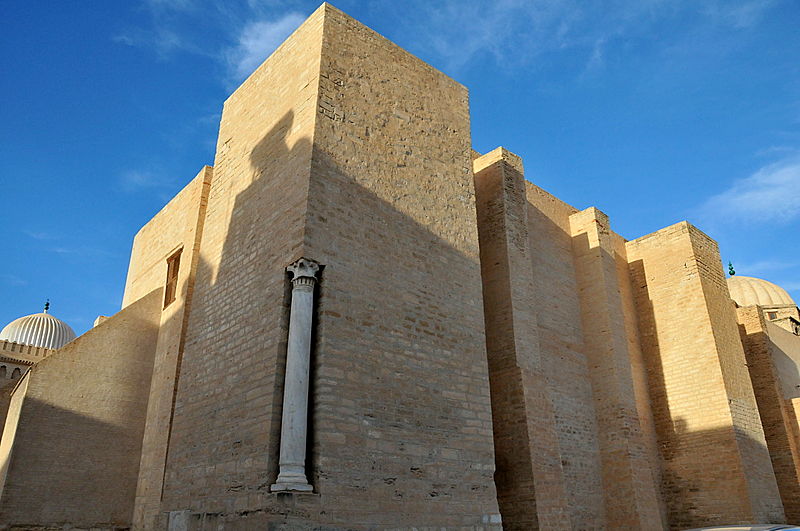 File:South-west angle tower, Great Mosque of Kairouan.jpg