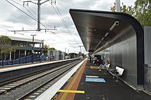 Southland station was opened in November 2017 Southland Railway Station.jpg