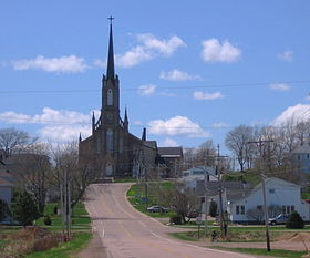 Illustrativt billede af artiklen Saint-Thomas Church (Memramcook)