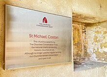 The Churches Conservation Trust notice St Michael CCT.jpg