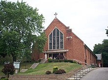 St. Patrick Church, a Roman Catholic parish, is the city's largest religious body. St Pats Kent.jpg