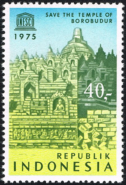 File:Stamp of Indonesia - 1975 - Colnect 258302 - Buddhist shrines and broken wall.jpeg