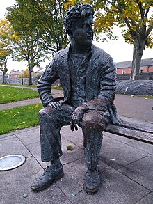 Statue of Behan in Dublin
Sculpted by John Coll Statue of Brendan Behan.jpg