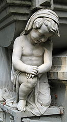 Bruges: detail of a tomb at Steenbrugge cemetery (Belgium) — Picture of the Day on 2008-01-31