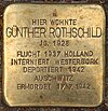 Stolperstein Hallerstraße 45 (Günther Rothschild) Hamburg-Harvestehude.jpg