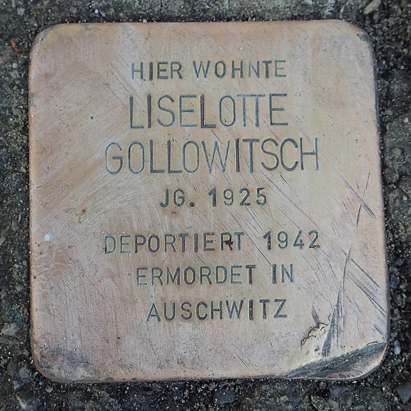 Stolperstein Leutkirch Karlstraße 12 Liselotte Gollowitsch