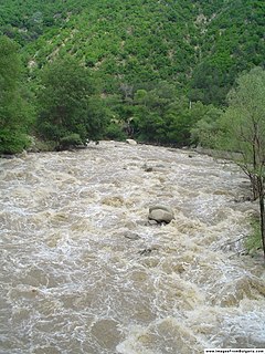 Kresna Gorge ravine in Blagoevgrad Province, Bulgaria