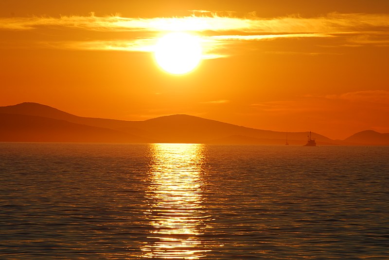 File:Sunset in Zadar.jpg