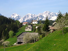 Savinja Alps from Podolševa