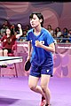 Deutsch: Tischtennis bei den Olympischen Jugendspielen 2018; Tag 9, 15. Oktober 2018; Mixed, Finale, Mixed-Doppel – Miu Hirano (JPN) gegen Sun Yingsha (CHN) 2:3 English: Table tennis at the 2018 Summer Youth Olympics at 15 October 2018 – Mixed Final, Mixed-Double – Miu Hirano (JPN) Vs Sun Yingsha (CHN) 2:3