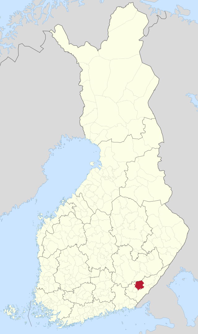 Localização de Taipalsaari na Finlândia