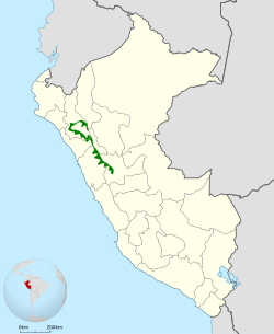 Distribución geográfica del colibrí ventrigrís