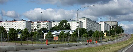 Housing construction during the Million programme in the Tensta district in Stockholm