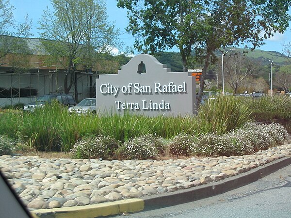 Terra Linda sign in San Rafael