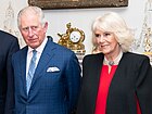 Charles III and Camilla at Clarence House in London (3 December 2019)