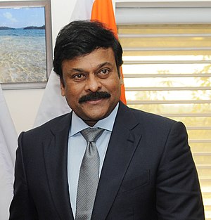 The Senior Vice-Minister of Tourism, Japan, Mr. Hiroshi Kajiyama calls on the Minister of State (Independent Charge) for Tourism, Dr. K. Chiranjeevi, in New Delhi on February 12, 2013 (cropped).jpg