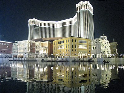 The Venetian Macao kasinoa. (Txina)