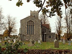 The east end of St. Peter's church, Copdock, Suffolk - geograph.org.uk - 282150.jpg