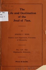 Миниатюра для Файл:The life and destination of the soul of man (IA lifedestinationo00reid).pdf