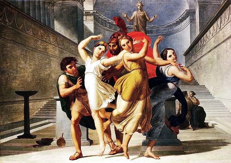 File:Theseus and Pirithous abducting Elena, Pelagio Palagi (1775-1860).jpg