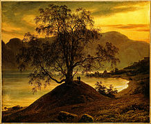 Old Birch Tree at the Sognefjord, Thomas Fearnley