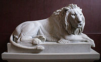 Lion by Thorvaldsen.