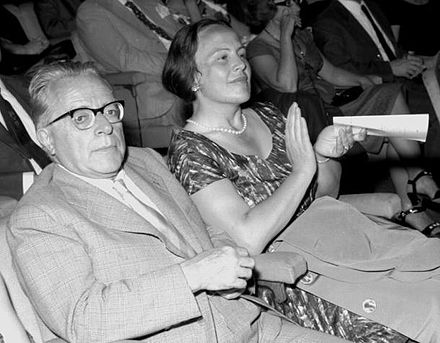 Togliatti and Nilde Iotti, before 1964.
