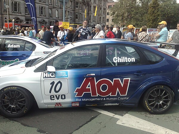 Arena-run Ford Focus at the 2009 BTCC Festival in Edinburgh.