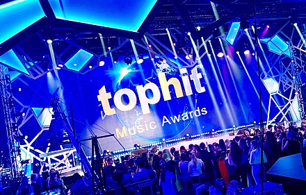 Top Hit Music Awards stage