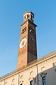* Nomination Torre dei Lamberti in Verona, Veneto, Italy. --Tournasol7 04:39, 21 September 2022 (UTC) * Promotion Verticals are not straight, but photo has been taken from a small distance. It is looking natural for me, so QI for me --Michielverbeek 05:40, 21 September 2022 (UTC)