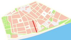 Plan przebiegu ulicy