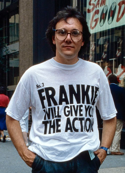 Trevor Horn (pictured 1984) wrote the lyrics to tracks from The Age of Plastic.