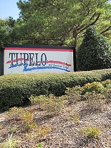 "Dorothea" is set in Tupelo, Mississippi, the hometown of both the subject and narrator. Tupelo MS Welcome to Tupelo.JPG