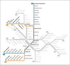 U-Bahn München - Karte der Stammstrecke 1.svg
