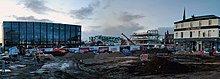 Construction of UCLan's new student centre and public square UCLan Gateway 20200212.jpg