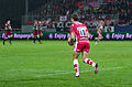 * Nomination: USO-Gloucester Rugby - 20141025 - James Hook carrying the ball --Pleclown 11:23, 1 April 2015 (UTC) * * Review needed